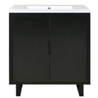 30" Bathroom Vanity Set with Sink, Combo Cabinet, Bathroom Storage Cabinet