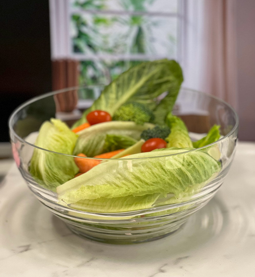 Swirl Acrylic Serving Bowls