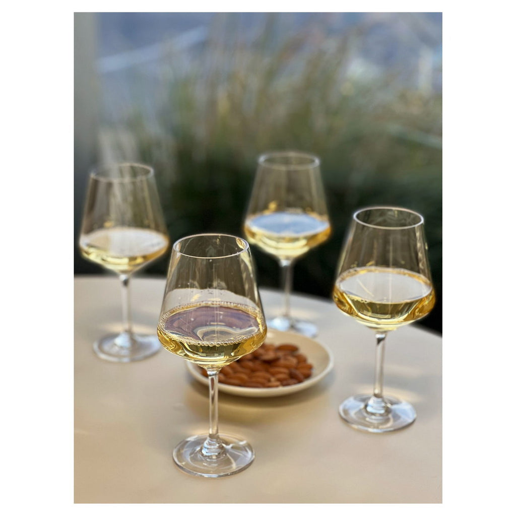 Plastic Wine Glasses Set of 4 (15oz), BPA Free Tritan