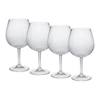 Plastic Wine Glasses Set of 4 (23oz) - Unbreakable & BPA Free