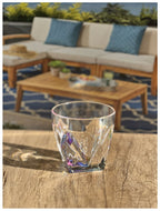 Rainbow Diamond Acrylic Glasses Drinking Set of 4 DOF