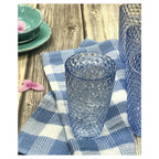 Diamond Cut Acrylic Glasses Drinking Set of 4 - 19oz