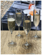 Tritan Lexington Plastic Champagne Flutes Set of 4 (6oz)