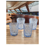 Paisley Acrylic Glasses Drinking Set of 4 DOF (13oz)