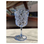 Paisley Plastic Wine Glasses Set of 4 (13 oz)