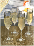 Tritan Lexington Plastic Champagne Flutes Set of 4 (6oz)