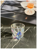 Rainbow Diamond Acrylic Glasses Drinking Set of 4 DOF