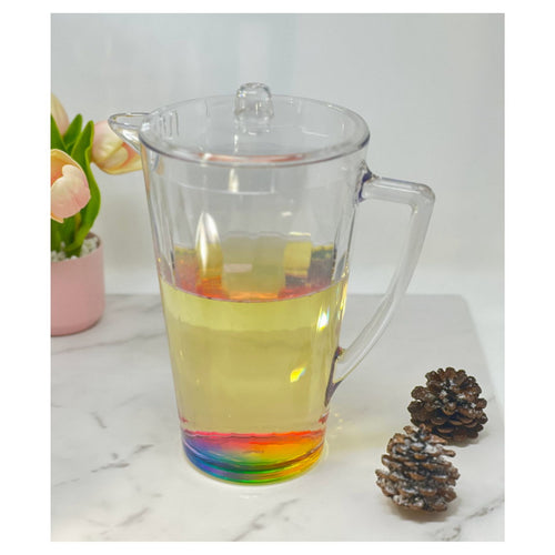 2.5 Quarts Water Pitcher with Lid - Unbreakable Plastic Design