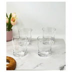 Oval Halo Tritan Glasses Drinking Set of 4