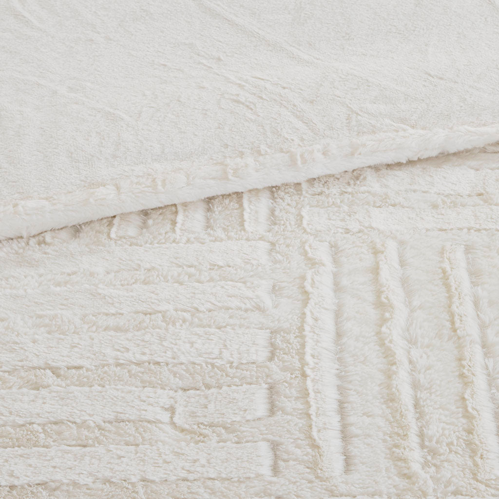 Twin Fur Down Alternative Comforter Mini Set