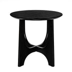25" Round Wooden End Table