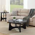 25" Round Wooden End Table