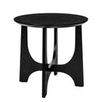25" Round Wooden End Table