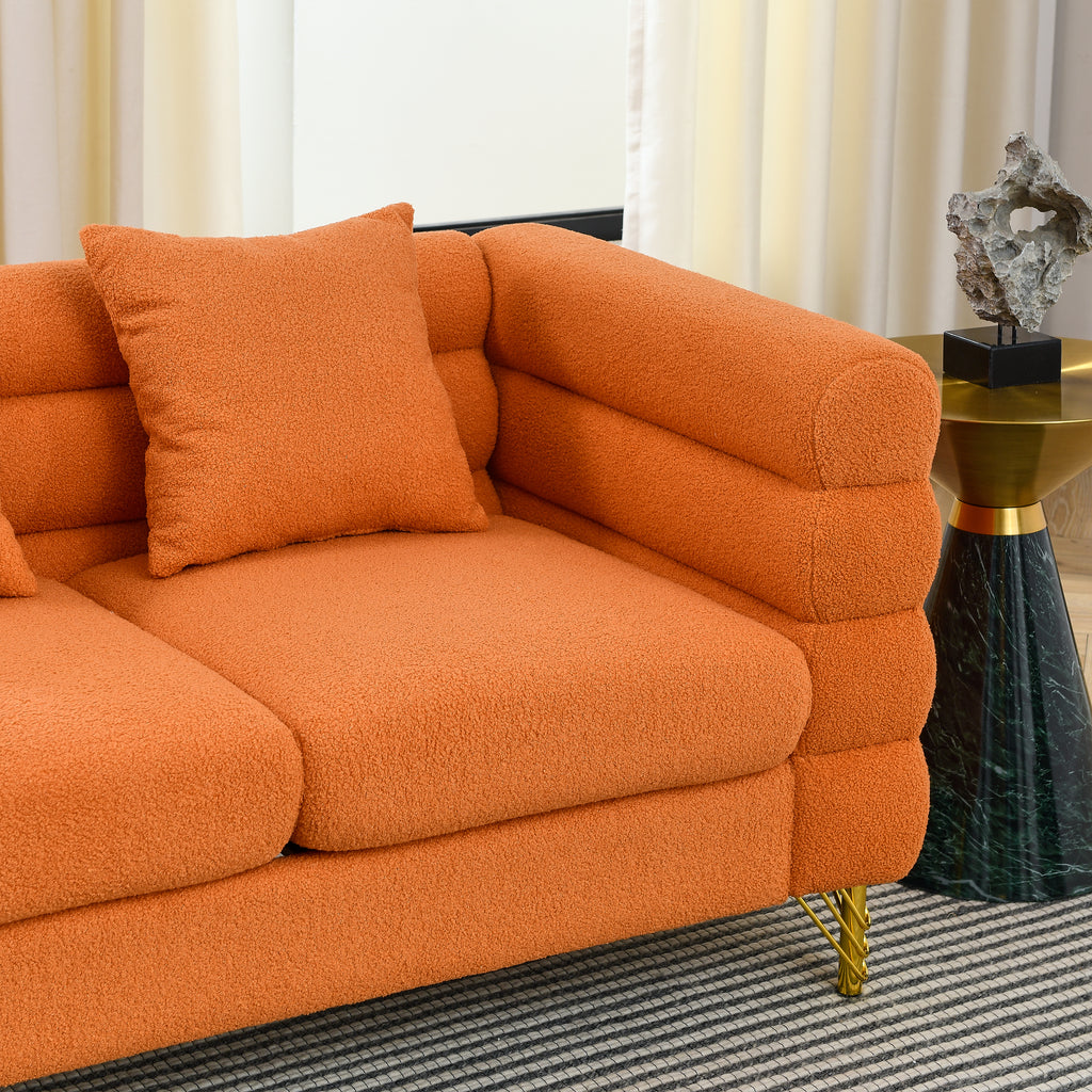 81 Inch Oversized 3 Seater Sectional Sofa