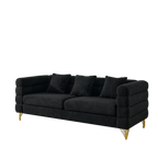 81 Inch Oversized 3 Seater Sectional Sofa