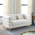 60-Inch Oversized 2-Seater Sectional Sofa
