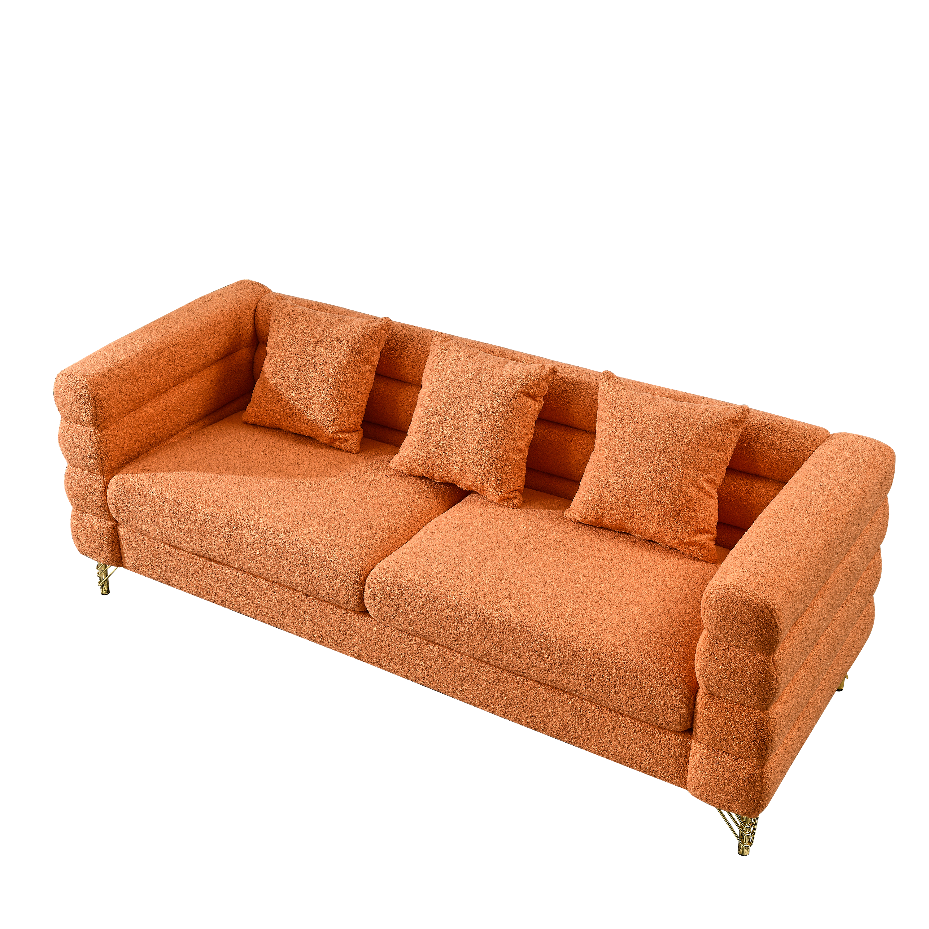 81 Inch Oversized 3 Seater Sectional Sofa