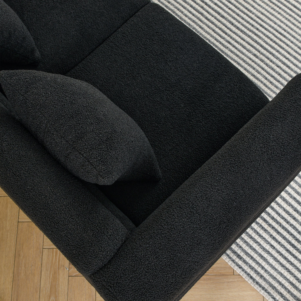 81 Inch Oversized 3 Seater Sectional Sofa