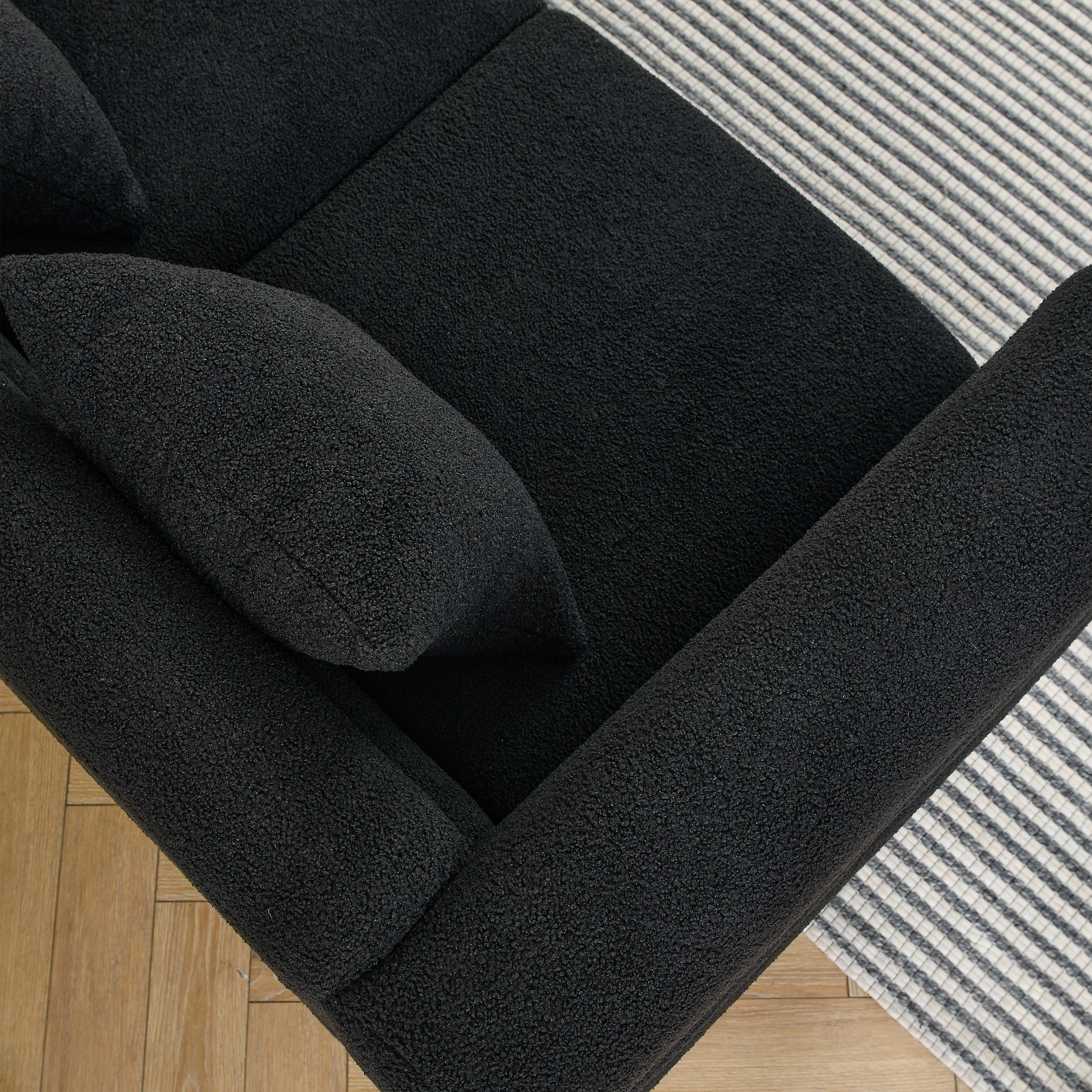 81 Inch Oversized 3 Seater Sectional Sofa