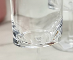 Oval Halo Plastic Wine Glasses Set of 4