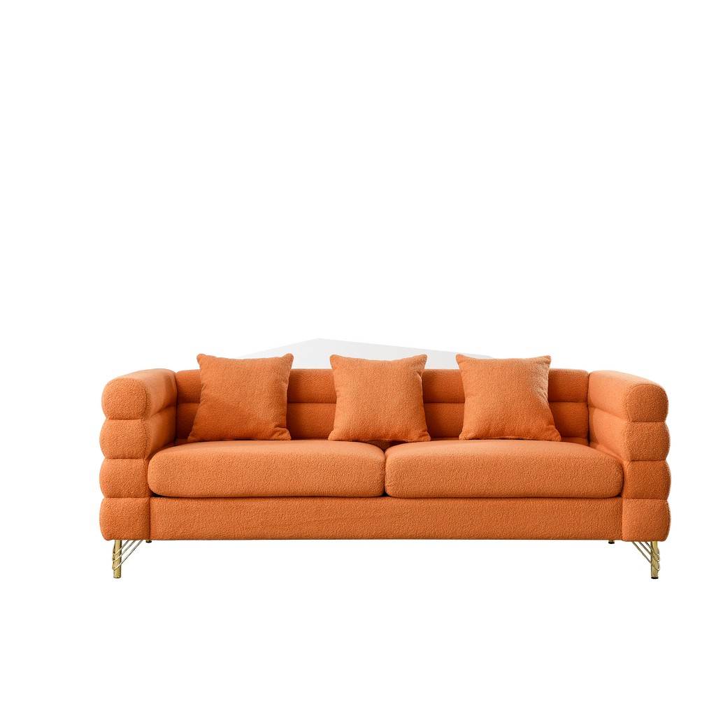 81 Inch Oversized 3 Seater Sectional Sofa