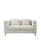 60-Inch Oversized 2-Seater Sectional Sofa