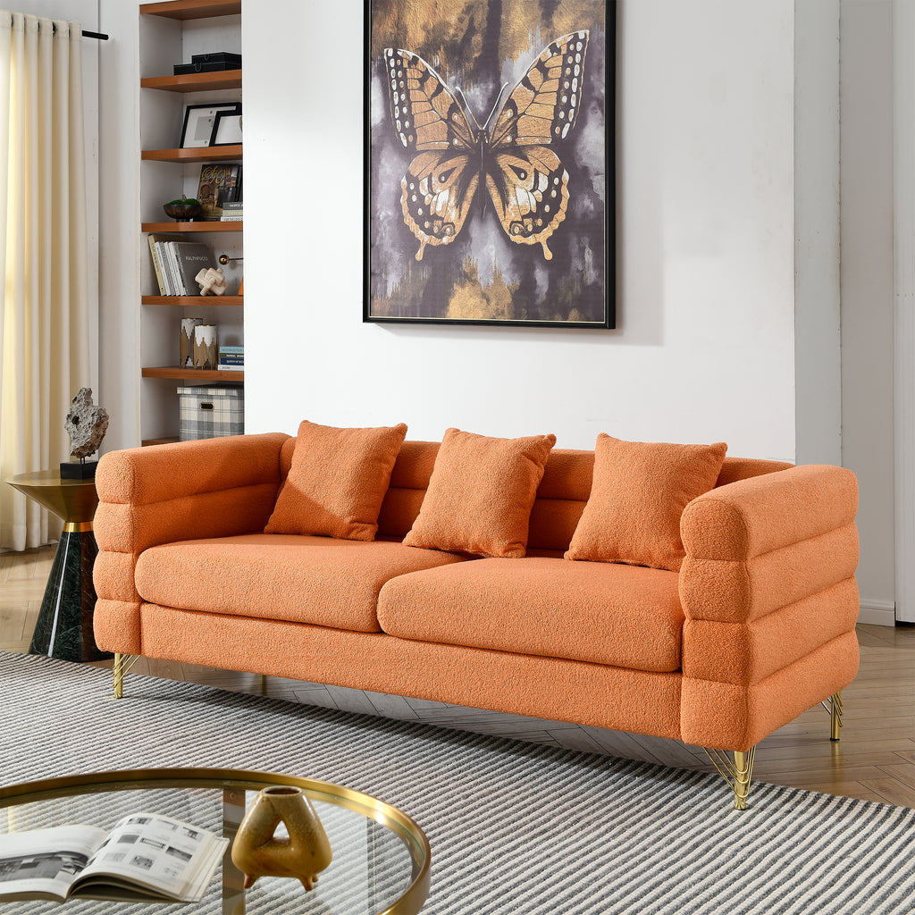 81 Inch Oversized 3 Seater Sectional Sofa