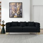 81 Inch Oversized 3 Seater Sectional Sofa