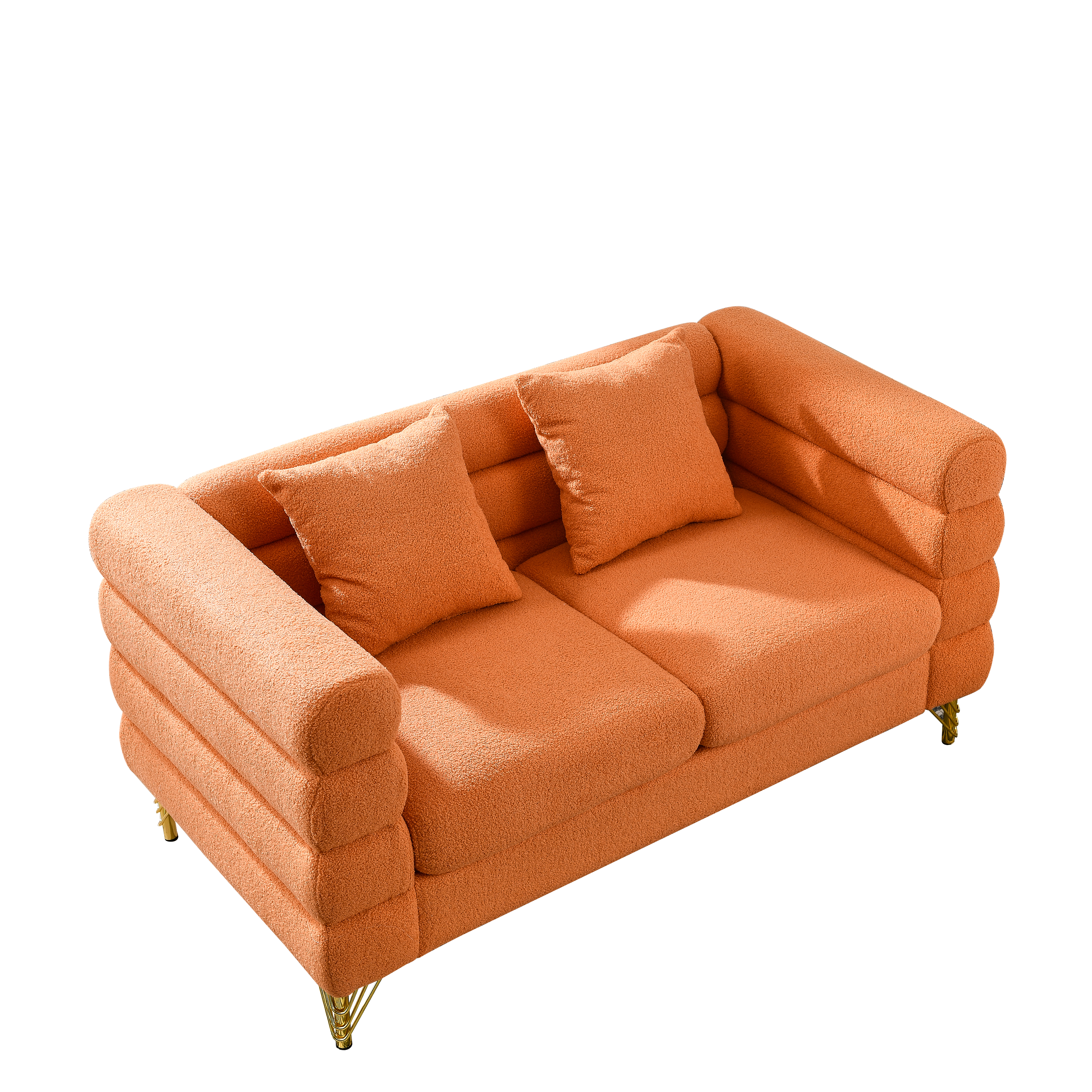 60 Inch Oversized 2 Seater Sectional Sofa