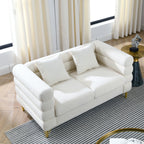 60-Inch Oversized 2 Seater Sectional Sofa
