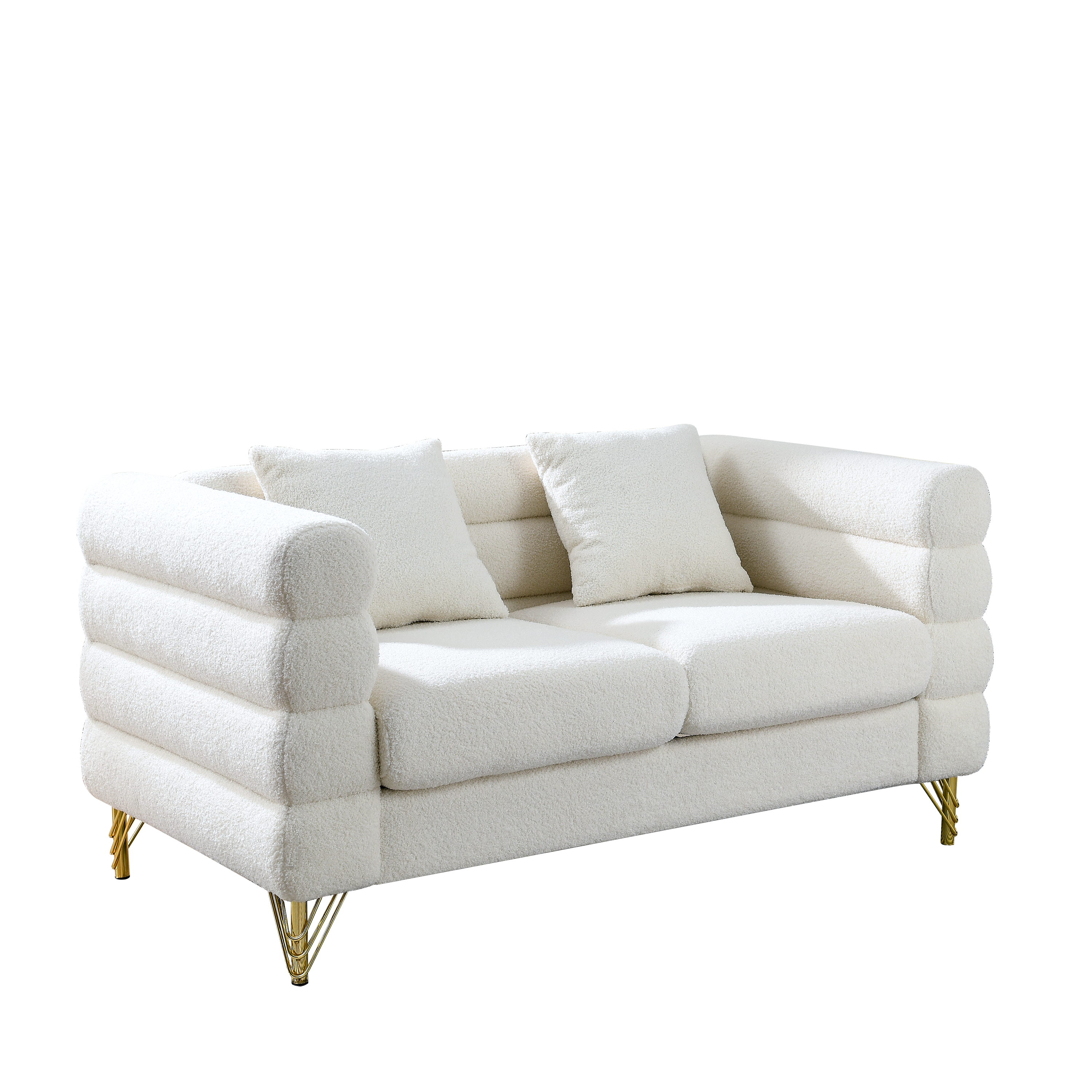 60-Inch Oversized 2-Seater Sectional Sofa