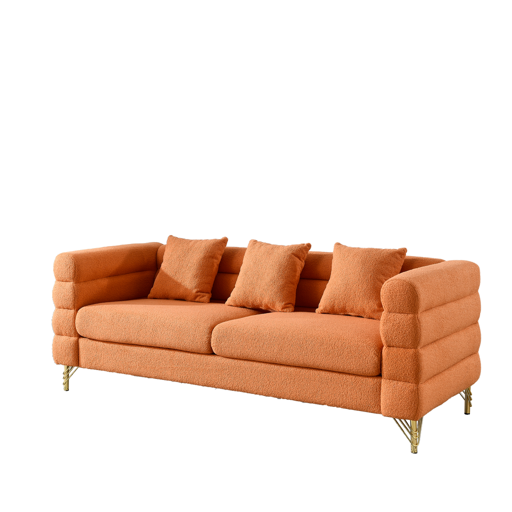 81 Inch Oversized 3 Seater Sectional Sofa