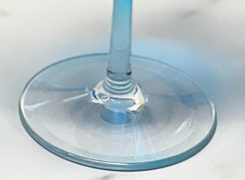 Oval Halo Plastic Wine Glasses Set of 4