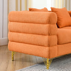 81 Inch Oversized 3 Seater Sectional Sofa