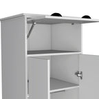 Dresser Closet with Upper Storage and Hanging Space