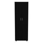 Armoire-Organiser 70.8"H with Two Shelves, Rod, and Double Door Cabinet