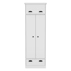Dresser Closet with Upper Storage and Hanging Space