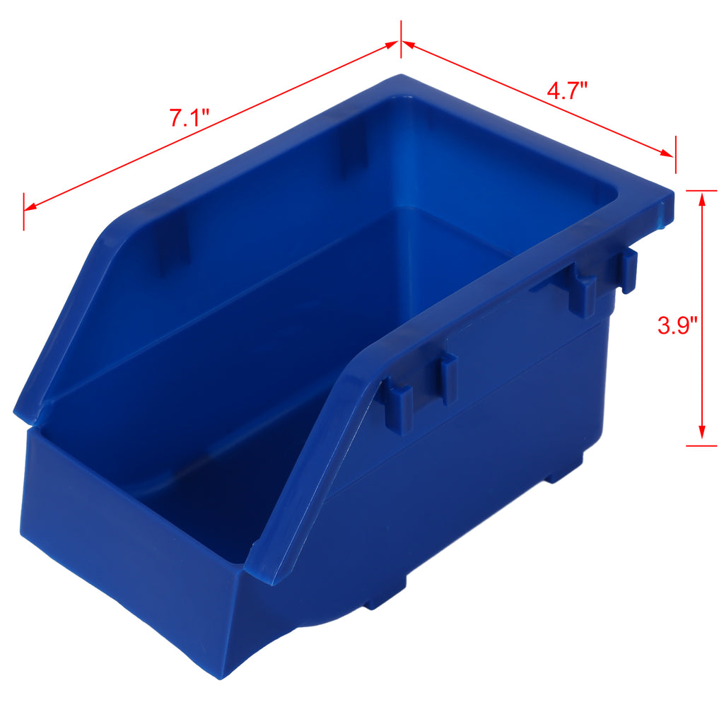 90 Parts Bin Shelving Storage Organizer with Locking Wheels