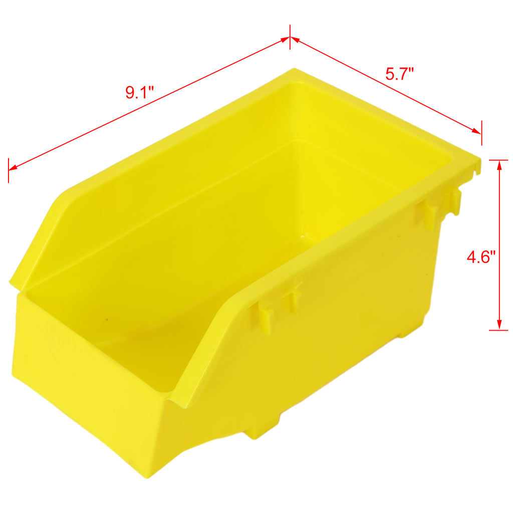90 Parts Bin Shelving Storage Organizer with Locking Wheels