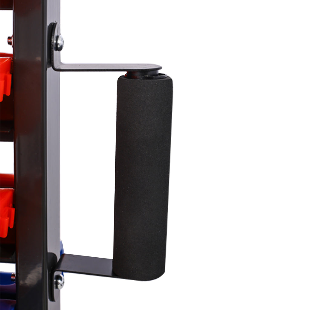 90 Parts Bin Shelving Storage Organizer with Locking Wheels