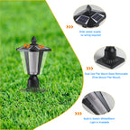 15" Solar Powered Outdoor Lantern