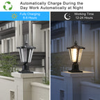 15" Solar Powered Outdoor Lantern