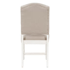 TREXM Retro Style Dining Chair Set with 4 Upholstered Chairs