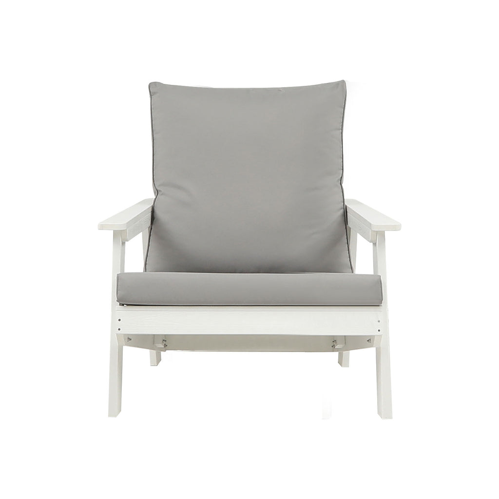 HIPS All-Weather Outdoor Single Sofa with Cushion