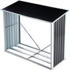 Log Storage Shed with Roof