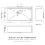 36 Farmhouse Sink Workstation