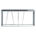 Firewood Rack with Roof - Outdoor Log Storage