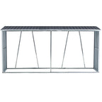 Firewood Rack with Roof - Outdoor Log Storage
