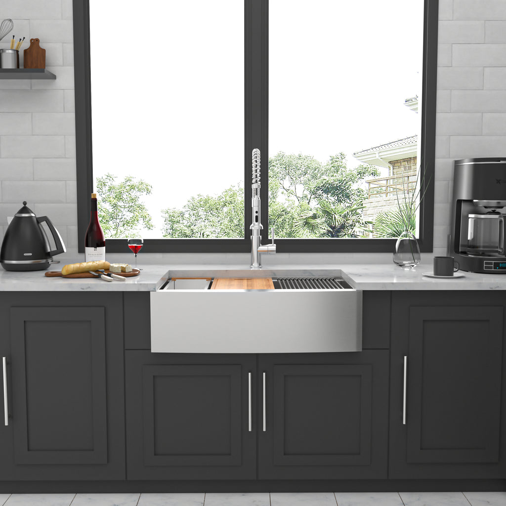 36 Farmhouse Sink Workstation