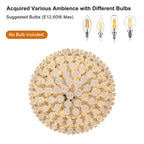 Gold Luxury Modern Style Crystal Chandelier